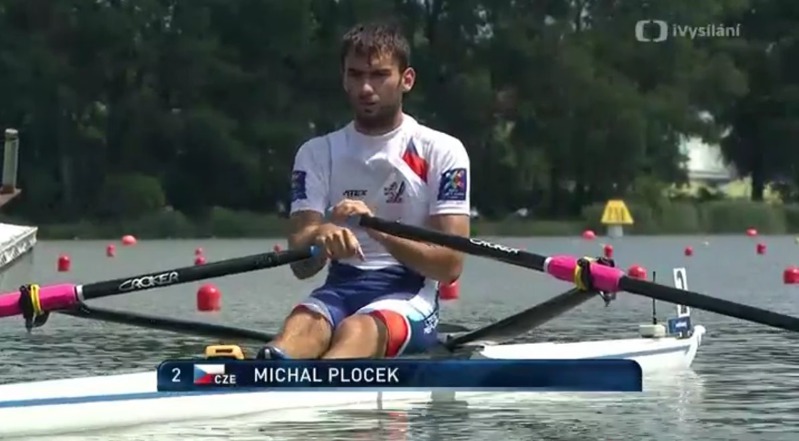 Michal Plocek startoval ve finále SP (Reprofoto ČT sport)