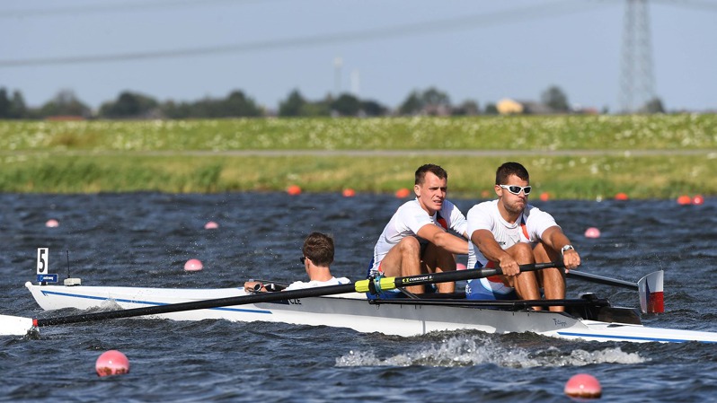Mužská dvojka „s" opravku vyhrála (Foto Worldrowing.com)