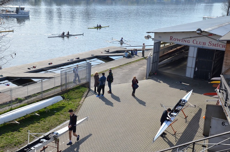 Smíchovská loděnice v srdci závodů