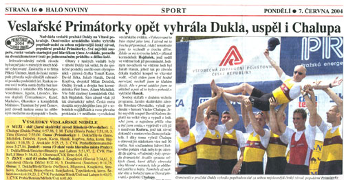 Veslařské Primátorky opět.........