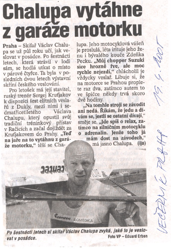 Chalupa vytáhne ...
