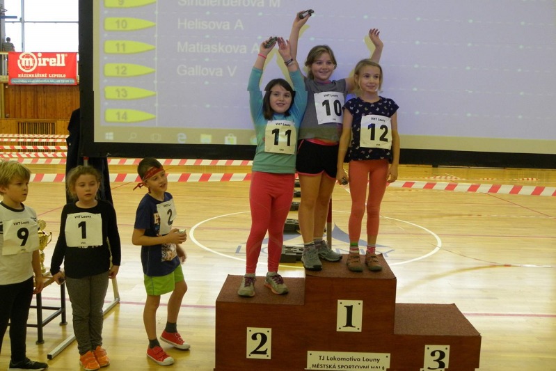 Veřejný halový triatlon v Lounech 2017